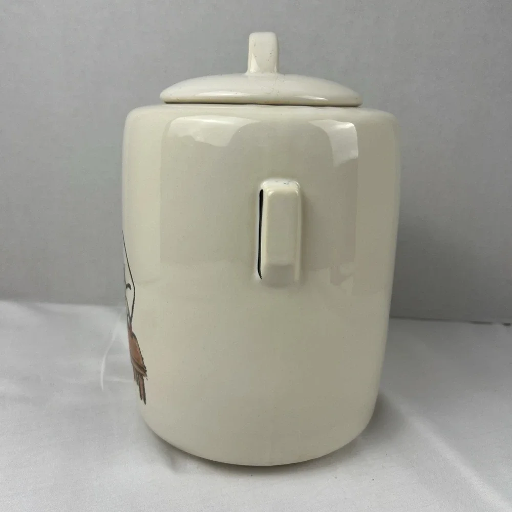VTG 1960 McCoy Happy Baker Chef Cookie Jar Mid Century Charm Handpainted Ceramic